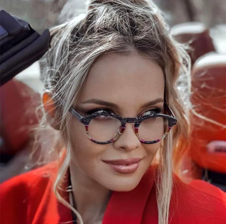 ZONN opticiens rood acetaat